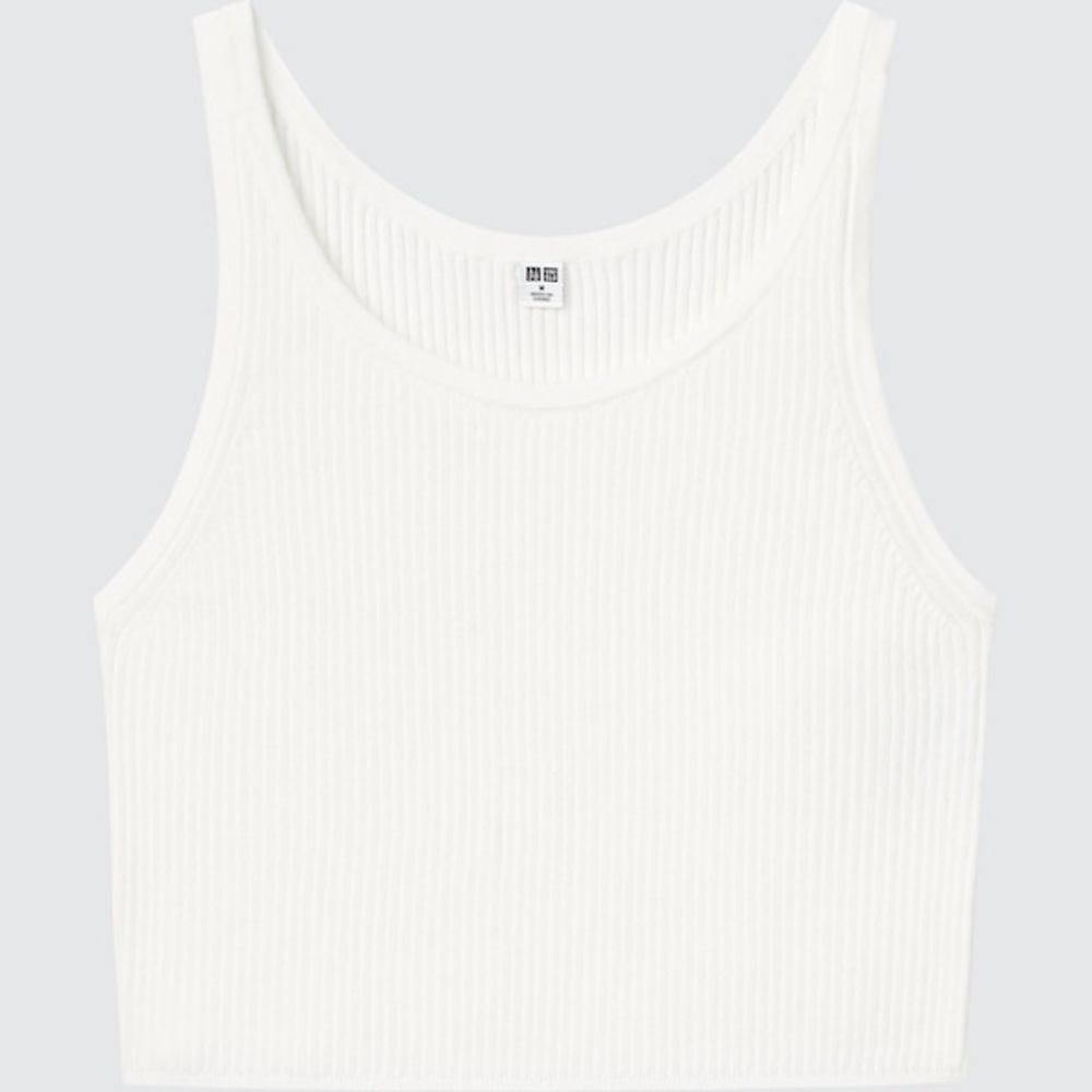 Uniqlo women UV Protection sleeveless cropped sweater